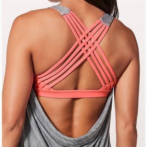 Lululemon Wild Tank - pink, size 6